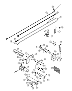 Subframe 2012 And After Diagram and Parts List for 19A40019 44Inch-100 Cub Cadet Lawn Tractor